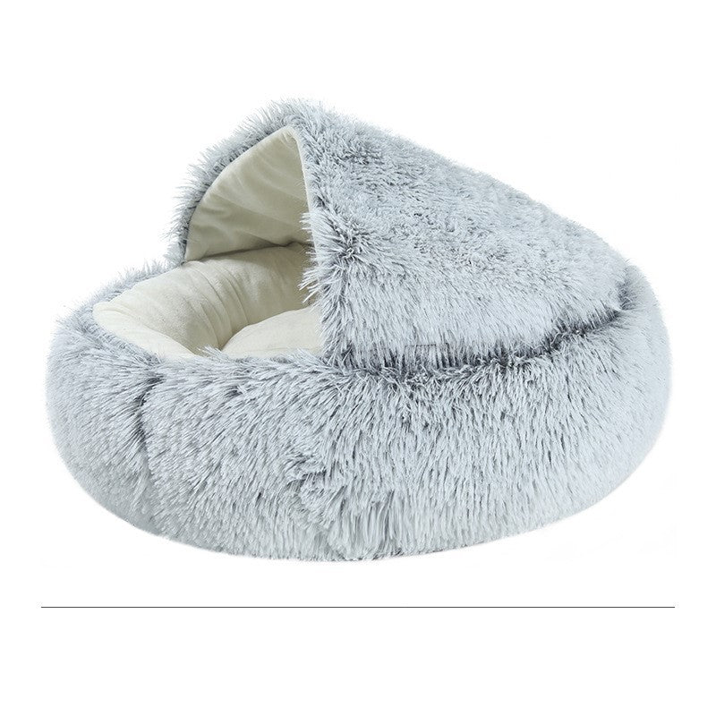 3 in 1 Round Pet Bed and Nest - Pet it