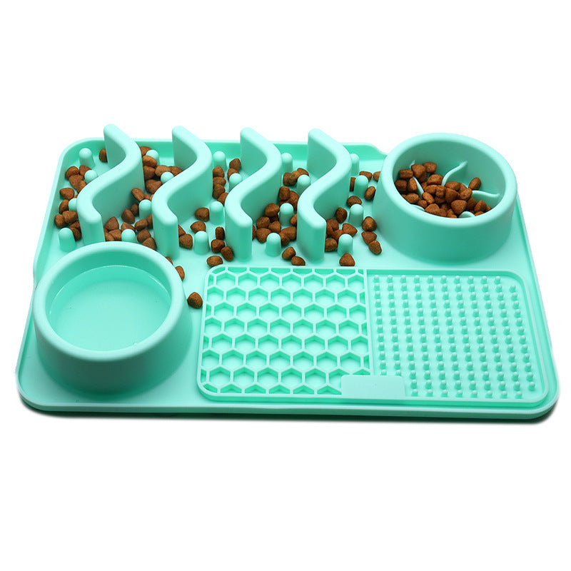 Dog Silicone Multifunctional Food Bowl