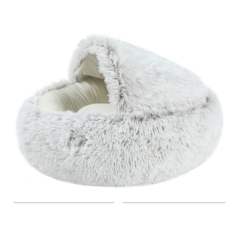 3 in 1 Round Pet Bed and Nest - Pet it