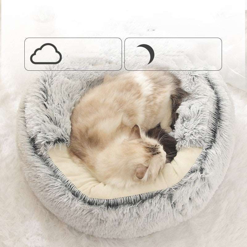 3 in 1 Round Pet Bed and Nest - Pet it