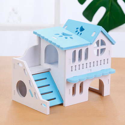 Hamster/Sugar Glider double-layer ecological villa