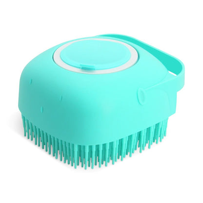 Dog Cat Soft Silicone Shampoo Massage Brush