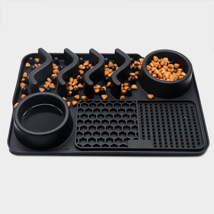 Dog Silicone Multifunctional Food Bowl