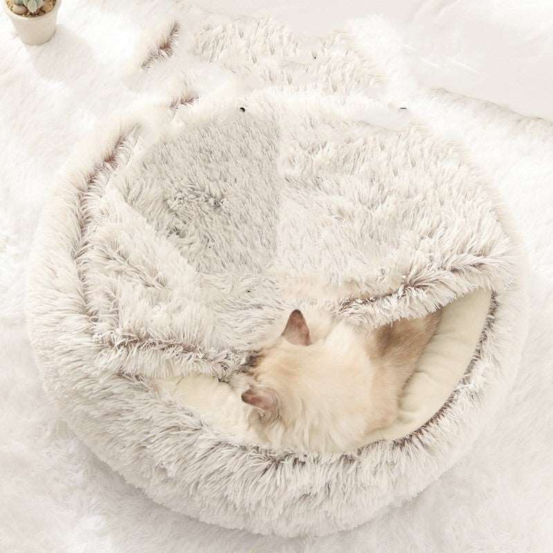 3 in 1 Round Pet Bed and Nest - Pet it