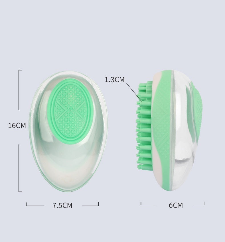 PET SILICONE MASSAGE BATH BRUSH - Pet it