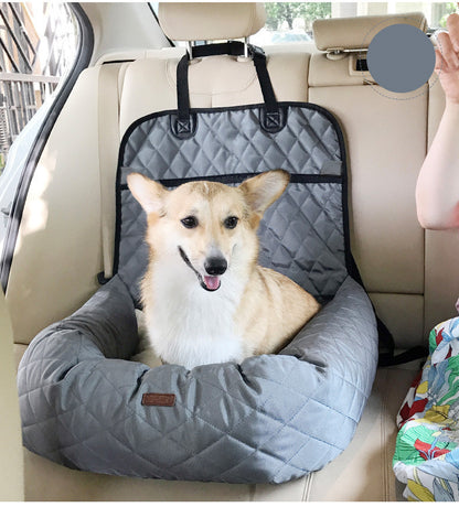 2 In 1 Folding Pet Car Seat Bed