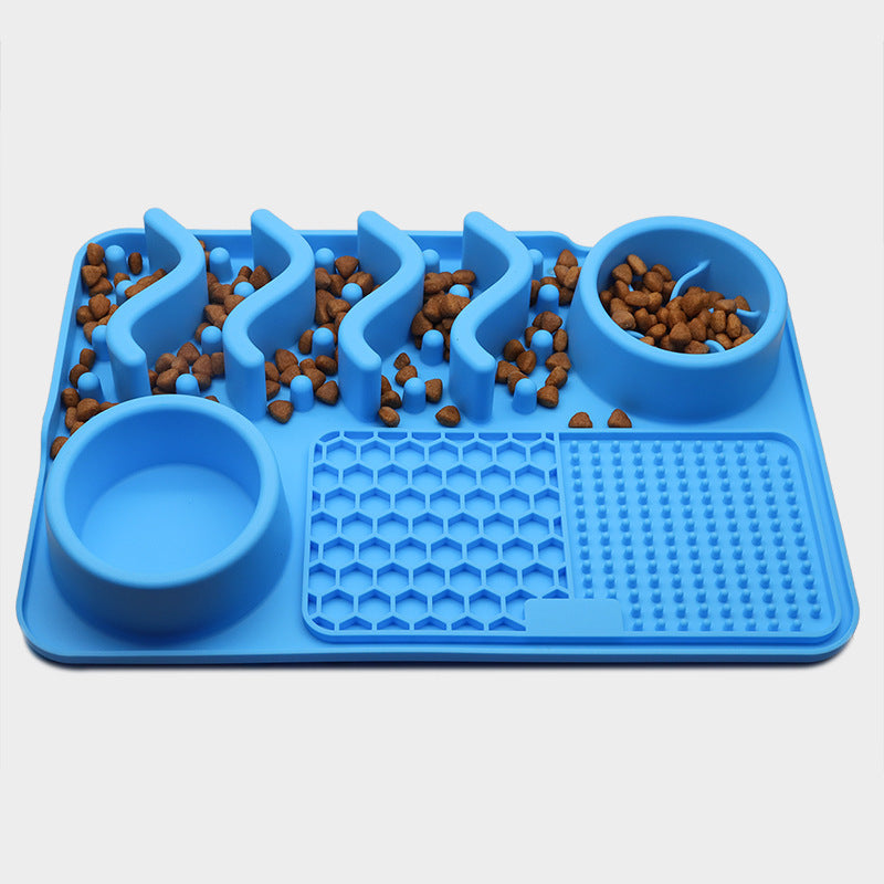 Dog Silicone Multifunctional Food Bowl