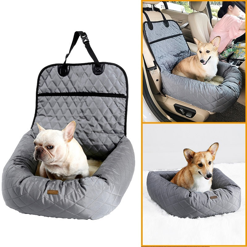 2 In 1 Folding Pet Car Seat Bed