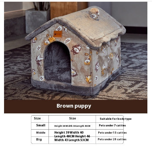 Foldable Dog Cat Kennel