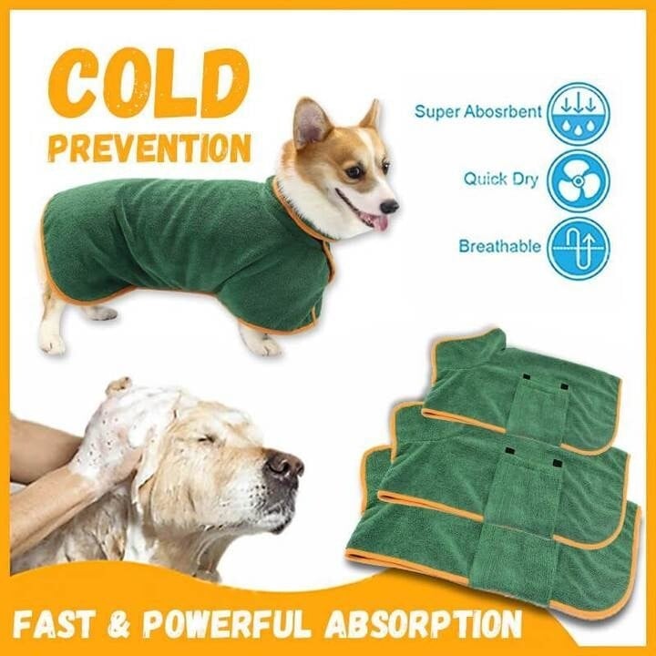 Super absorbent pet bathrobe | 49% OFF🐕‍🦺