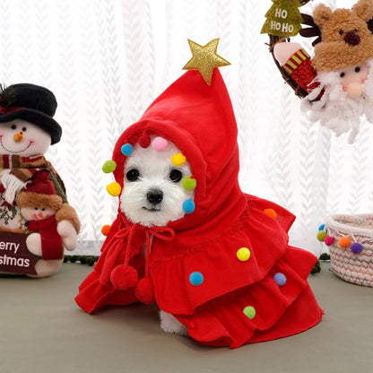 Holiday Pet Cloak - Four Seasons Festive Cape for Dogs & Cats ##