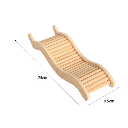 Bendable Wooden Climbing Ladder for Hamsters / Sugar Glider ##