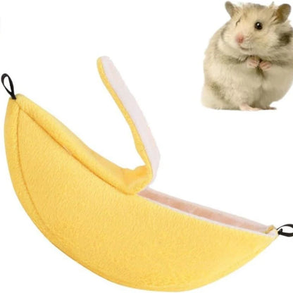 Banana-Shaped Hamster / Sugar Glider Bed Hammock ##