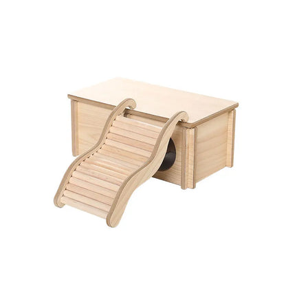 Wooden Wave Staircase Toy for Hamsters / Sugar Glider ##