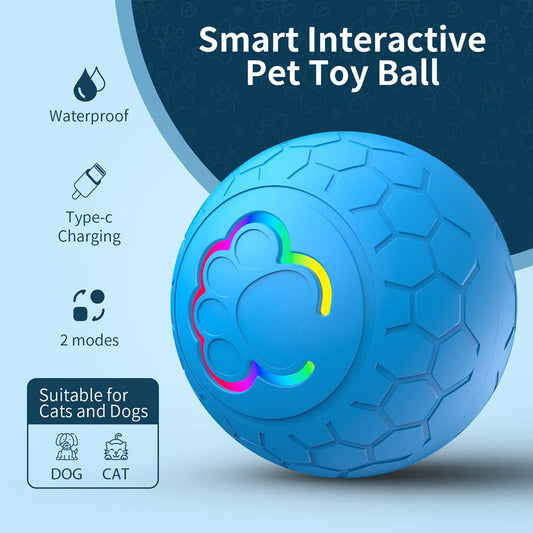 Rechargeable Smart Interactive Dog Ball ##