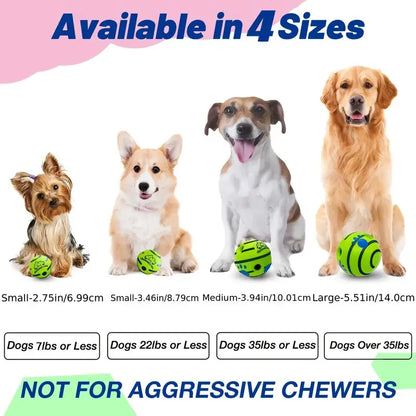 Interactive Wobble Wag Giggle Ball for Dogs ##