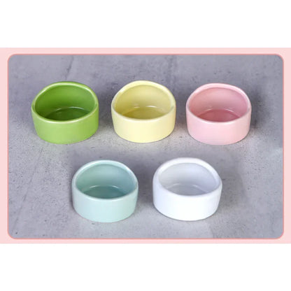 Anti-Spill Ceramic Food Bowl for Hamsters / Sugar Glider ##