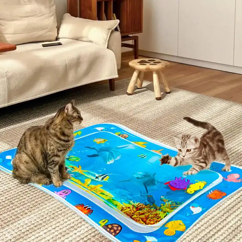 Cat Sensory Fish & Sea Water Mat😻Christmas Discount🎅