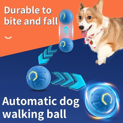 USB Rechargeable Smart Dog Toy Ball ##