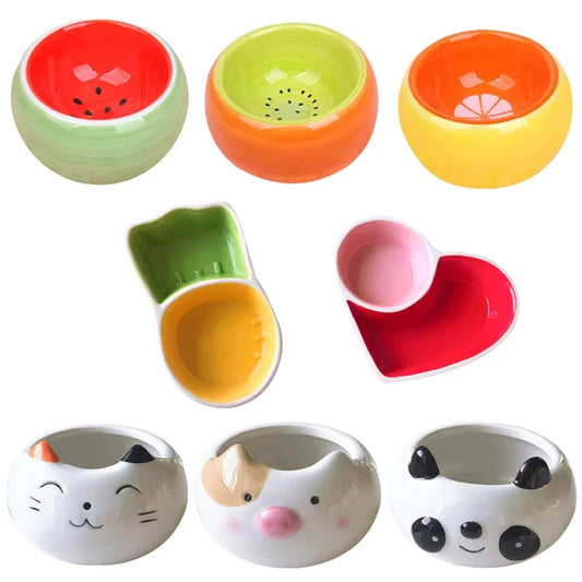 Ceramic Feeding Bowl for Small Animals ##