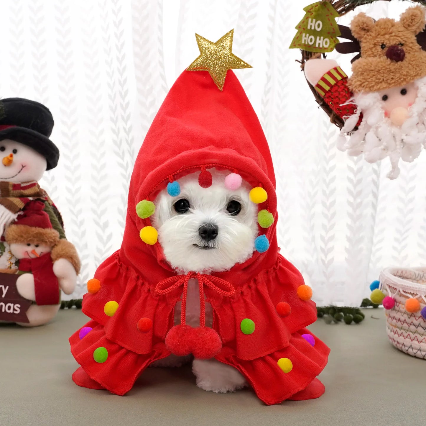 Holiday Pet Cloak - Four Seasons Festive Cape for Dogs & Cats ##