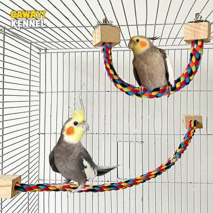 Colorful Parrot Climbing and Swing Toy ##