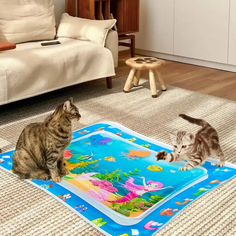 Cat Sensory Fish & Sea Water Mat😻Christmas Discount🎅