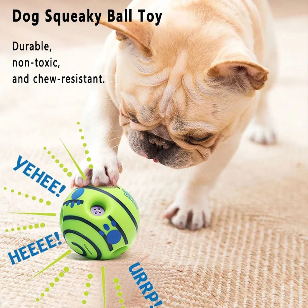 Interactive Wobble Wag Giggle Ball for Dogs ##