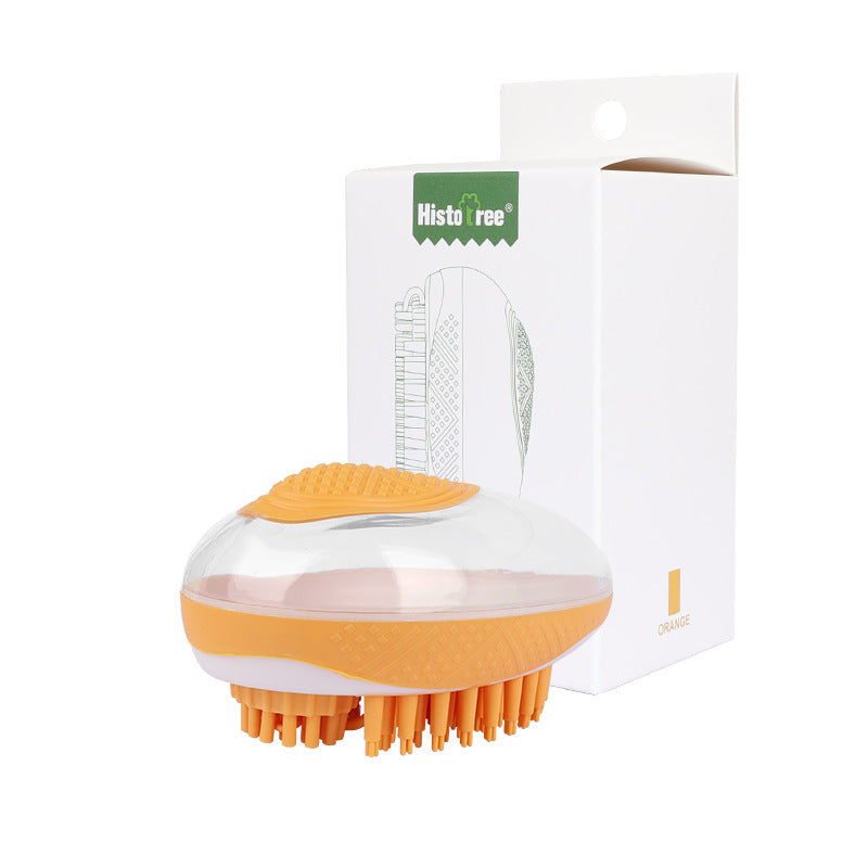 PET SILICONE MASSAGE BATH BRUSH - Pet it