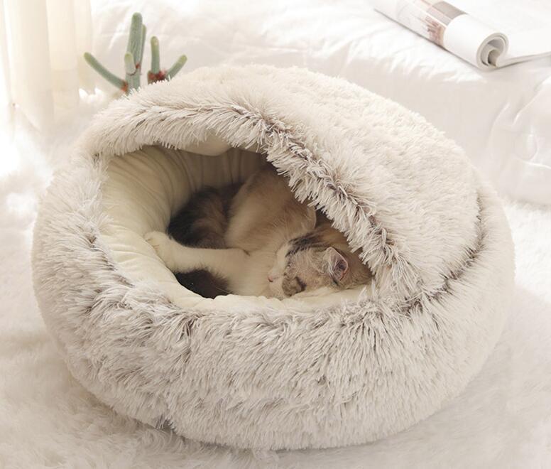 3 in 1 Round Pet Bed and Nest - Pet it