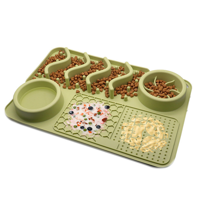 Dog Silicone Multifunctional Food Bowl