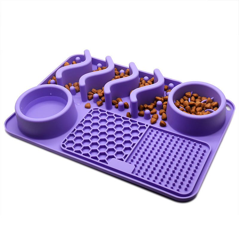 Dog Silicone Multifunctional Food Bowl