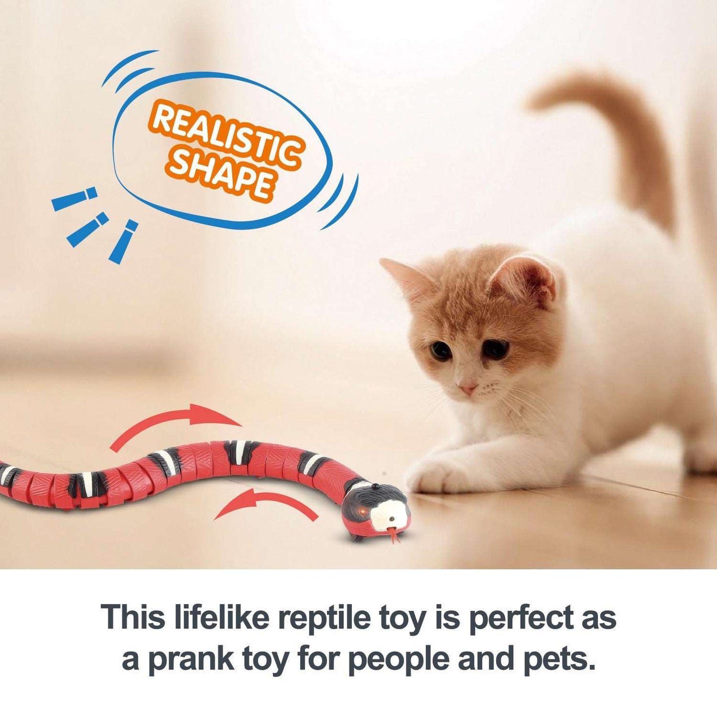 SMART SENSE PET INTERACTIVE SNAKE TOY - Pet it