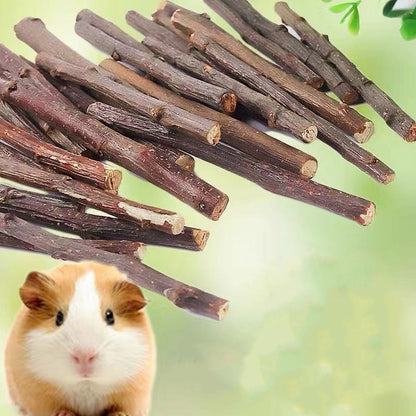 Dried Apple Branches Treats for Hamster Rabbit Chinchilla Sugar Glider