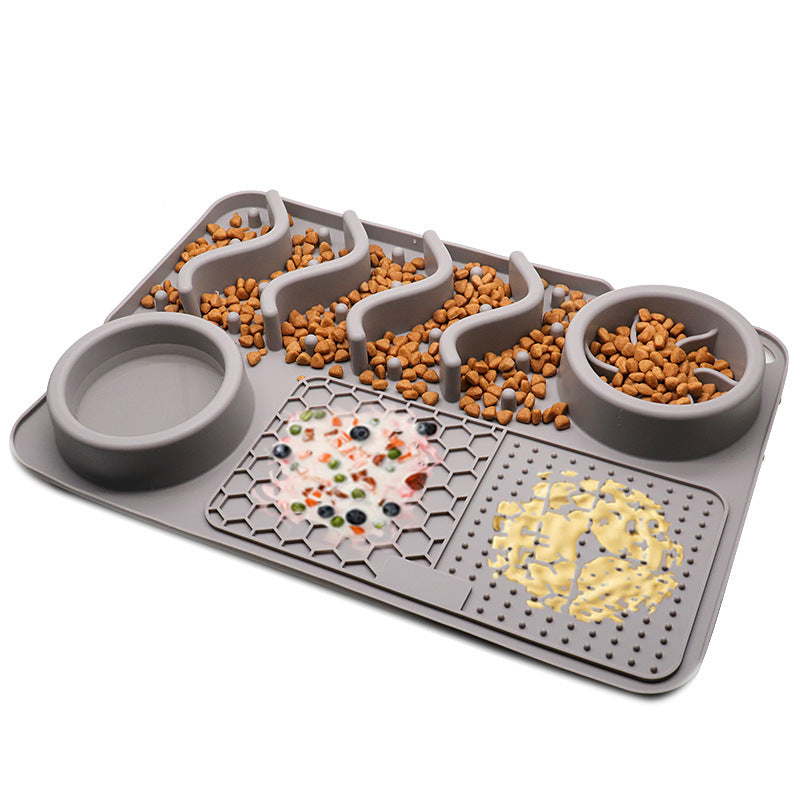 Dog Silicone Multifunctional Food Bowl