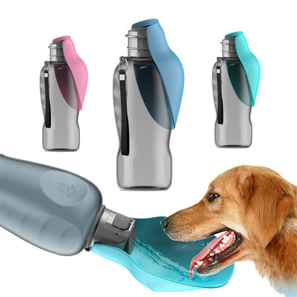 800ml Dogs Leakproof and Foldable Water Bottle