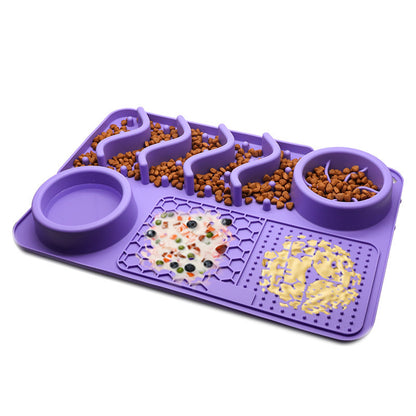 Dog Silicone Multifunctional Food Bowl