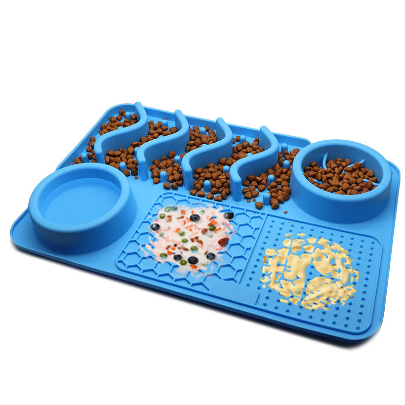 Dog Silicone Multifunctional Food Bowl